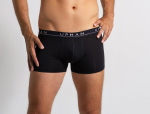 161E1-08 CUECA BOXER ALGOD EGIPCIO PR (M) - Sex Shop em Curitiba