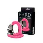 HA109PR ALGEMA METAL C/ PELUCIA ROSA - Sex Shop em Curitiba