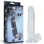 7668 Penis Lucky 21,5x4,3cm Transp - Sex Shop em Curitiba