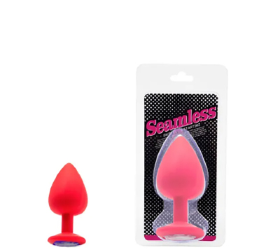 RY-068 PLUG ANAL SILICONE 8,5 rubi - Sex Shop em Curitiba