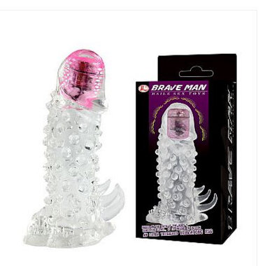 1057 CAPA PENIANA C/VIBR. BRAVE MAN CA028 - Sex Shop em Curitiba