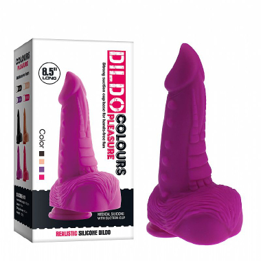 6845 PROTESE COLORIDA PLEASURE 21,0 X 6,0cm - Sex Shop em Curitiba