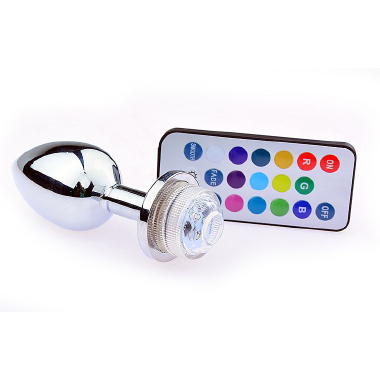 7031 PLUG DE LED 13 CORES 8,5 Tam M - Sex Shop em Curitiba