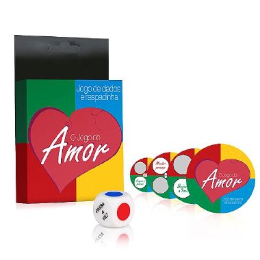 LD021 JOGO DO AMOR DADOS E RASPADINHA - Sex Shop em Curitiba