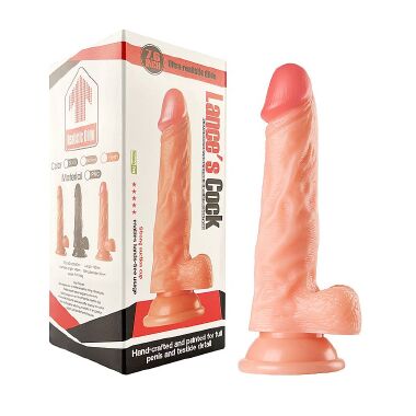 8234 PENIS REALISTICO LANCE COCK  19,5X3,8 - Sex Shop em Curitiba