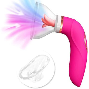 7884 Vibrador de Clitoris c/Lingua e Sucção rx - Sex Shop em Curitiba