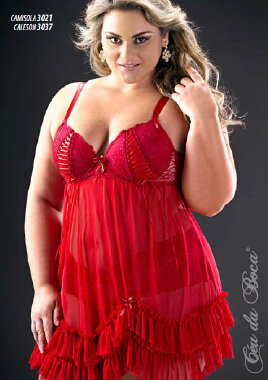 3021 CAMISOLA PLUS SIZE BR (50) - Sex Shop em Curitiba