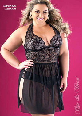 3023 CAMISOLA PLUS SIZE BR (50) - Sex Shop em Curitiba