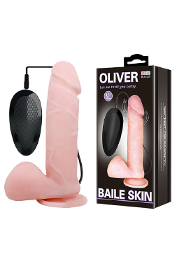 6123 Penis Realistico Oliver c/Rotacao e Vibro - Baile - Sex Shop em Curitiba