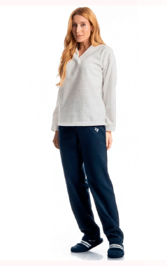 3678 PIJAMA LETICIA LONG az mar - Sex Shop em Curitiba