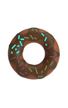 4017 Anel Peniano Formato Donuts 2.0 cm Pretty Love Marr - Sex Shop em Curitiba