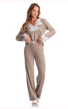 5038 PIJAMA MAISA LONGO - Sex Shop em Curitiba