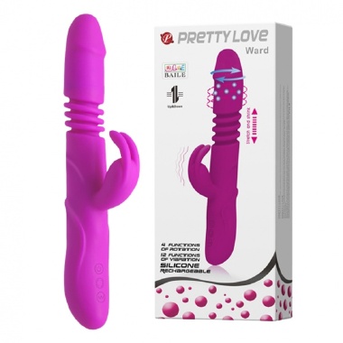 5390 VIBRADOR RABBIT VAI-VEM RECARR. WARD rx - Sex Shop em Curitiba