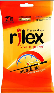 5505 PRESERVATIVO RETARDANTE RILEX C/3 - Sex Shop em Curitiba