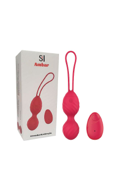 5659 Bolas Pompoarismo c/Vibro contr. Ambar - Sex Shop em Curitiba