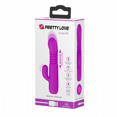 5958 VIBRADOR VAI E VEM LEOPOLD - Sex Shop em Curitiba