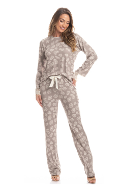 6534E PIJAMA FELINA LONGO - Sex Shop em Curitiba