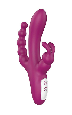 7511 Vibrador Joker 3 em 1  S-Hande Bordô - Sex Shop em Curitiba