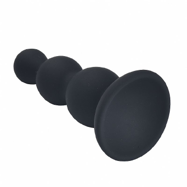 7911 Plug Escalonado Silicone (P) 7,5cm - Sex Shop em Curitiba