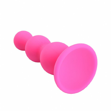 7911 Plug Escalonado Silicone (P) 7,5cm - Sex Shop em Curitiba