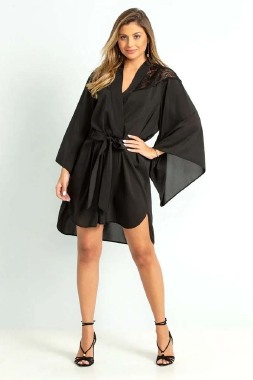 800576 ROBE CURTO BELLAGIO pr G - Sex Shop em Curitiba