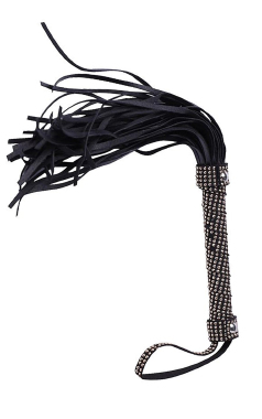 8043  Chicote c/Pedras no cabo 34cm - Sex Shop em Curitiba