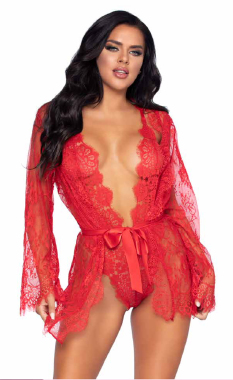 86112 BODY C/ ROBE RENDA - Sex Shop em Curitiba