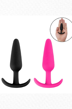 8625 Plug Anal Conico Silicone 8.5x2.1 - Sex Shop em Curitiba