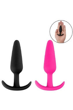 8626 Plug Anal Conico Silicone 12,5x3,2 - Sex Shop em Curitiba