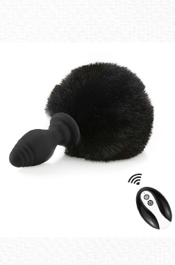 8644 Plug Anal Silicone Pompom Contr Rem (M) - Sex Shop em Curitiba