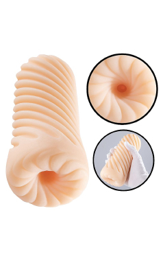 8879 Masturbador em TPE - Formato Espiral 2 - Sex Shop em Curitiba