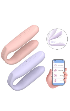 8986 Vibrador de Casal Popping APP - S-Hande: - Sex Shop em Curitiba