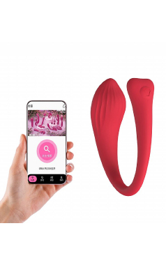 8998 Vibrador Clitoris Whale Mini APP  S-Hande verm - Sex Shop em Curitiba