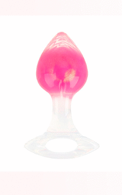 9854 Plug Anal Silicone Fluoresc (M) 9,6 x 3,9 - Sex Shop em Curitiba