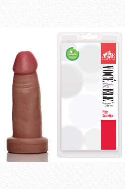 ADAO01 PROTESE 4 PELE S/VIBRO 10X3CM mini - Sex Shop em Curitiba