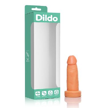 ADAO01 PROTESE 4 PELE S/VIBRO 10X3CM - Sex Shop em Curitiba