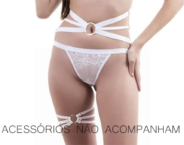 1673 CALCINHA SEXY ASHLEY PRETA (U) - Sex Shop em Curitiba