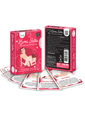 LD044 BARALHO KAMA SUTRA 50 CARTAS DE PRAZER - Sex Shop em Curitiba