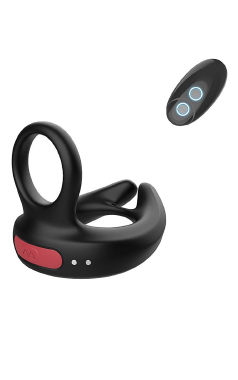9145 Anel Peniano Duplo c/ Vibro e Controle Rem - Sex Shop em Curitiba