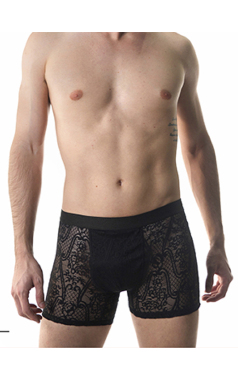 1544 CUECA RENDADA BOXER MASON (M) - Sex Shop em Curitiba