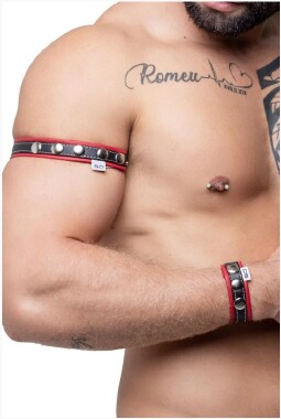 bt001b BRACELETE 100 COURO - Sex Shop em Curitiba