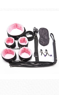 8114 Kit Sado Bondage Pr/Ros - Sex Shop em Curitiba
