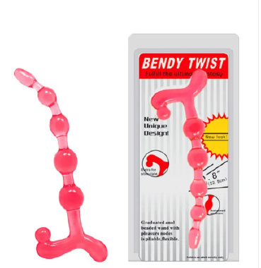 BI-040005 PLUG BALL BENDY TWIST - Sex Shop em Curitiba