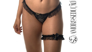 1595 GARTER SARAH PR (U) - Sex Shop em Curitiba