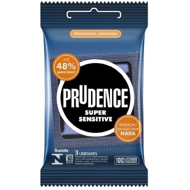 A2007 PRESERVATIVO PRUDENCE SUPER SENSITIVE C/3 - Sex Shop em Curitiba