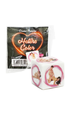 LD026 DADO HETERO COLORIDO - Sex Shop em Curitiba