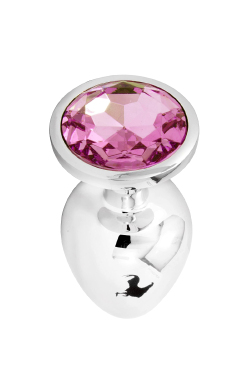 5845 PLUG INOX PEDRA 7,5CM - P - Sex Shop em Curitiba