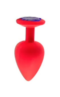 RY-068 PLUG ANAL SILICONE 8,5 rubi - Sex Shop em Curitiba