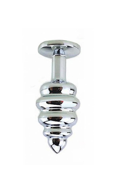 5853 Plug Anal Aco Colmeia 9,5cm (g) - Sex Shop em Curitiba