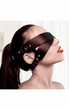 9627 Mascara com 2 Faixas em X - SI - Sex Shop em Curitiba